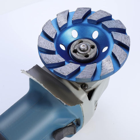 OCR 4" Diamond Concrete Grinding Wheel, 12-Segment Disc for Angle Grinder