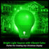 Bulbs 2 Pack A19 Bulb 9W (60Watt E26 Bulb Bluex BlueX LED Green Light - Equivalent) - Base LED Lights, Party