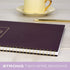 Cambridge Meeting Notebook, Journal - 8-3/8" x 11", Legal Ruled, 80 Sheets, WorkStyle, Purple (49567)