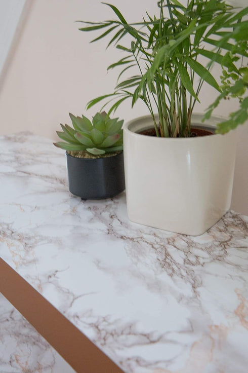 d-c-fix Cortes Marble Brown Look Peel and Stick Contact Paper, Self-Adhesive Waterproof Vinyl for Kitchen, 26.5" x 78.7"