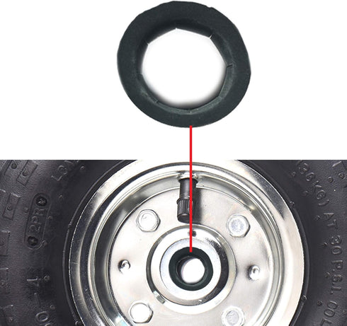 AR-PRO (8 Pack) Spring Steel Push-On Pushnuts, Dolly Wheel Lock Washers for 5/8" Dolly Axle Rods