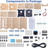 Settings, MIOYOOW DIY Humidifier Soldering Practice Kit, Electronics Project with Time & Humidity OLED Display, LED