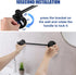 5 17-28 Inch SLIIMU Suction Cup Towel Bar for Shower with Hooks, Adjustable Long Bathroom Wall Washcloth