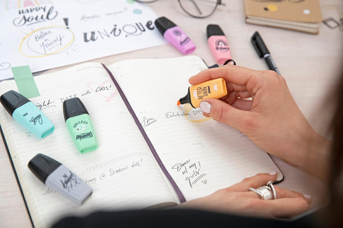 STABILO Highlighter BOSS MINI Pastellove - 6pcs Assorted Colors