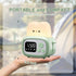 QANYI Small Timer Clock Toaster Lamp, Cute Night Light and Digital Timer for Kids, ABS+PC Birthday Gifts