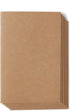 TWONE Notebook, 6 Pack Softcover Kraft Paper Journals, Wide Ruled, 5.5” x 8.25”, 30 Sheets, Office School Business