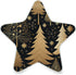 ALAZA Golden Snowflake Tree Merry Christmas Star Shaped LED Night Light Dusk