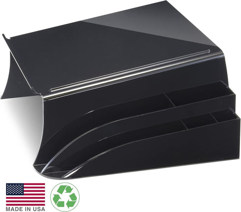 Officemate 26102 Recycled Telephone Stand, 12 1/4 x 10 1/2 x 5 1/4, Black