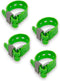 Titan Utility Straps - Reliable Tension Straps for Securing Bike & Moto Gear, 60 lb Working Load, 9" Length, Lime