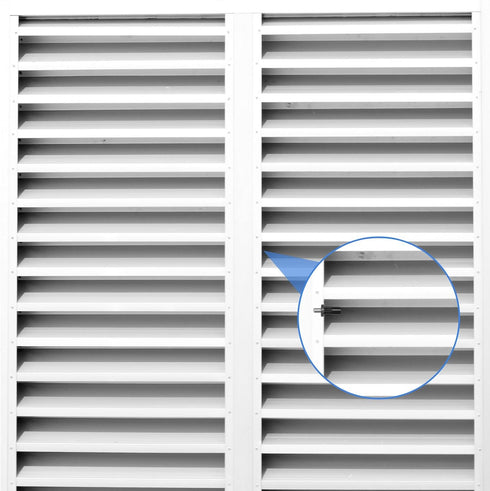 40pcs White(1 0.46 0.31 Inch) uxcell Shutter Repair Pins, Spring Loaded Plantation Shutter Replacement Repair Pins