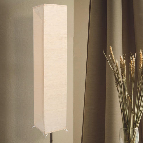 49.21X9.84X9.84In Japanese Floor Lamp Shade Replacement Foldable Paper Lampshade for Living Room Bedroom Office Soft