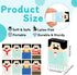 Mabor 4Pcs Cute Salaryman Erasers, Fun Bald Uncle Desk Novelty Erasers for Kids, Students, Office Supplies