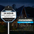 OOSSXX Solar Power Deck LED Light Clip-On Security Sign Spotlight (Max 14 Hours Working, Large Capacity Battery)