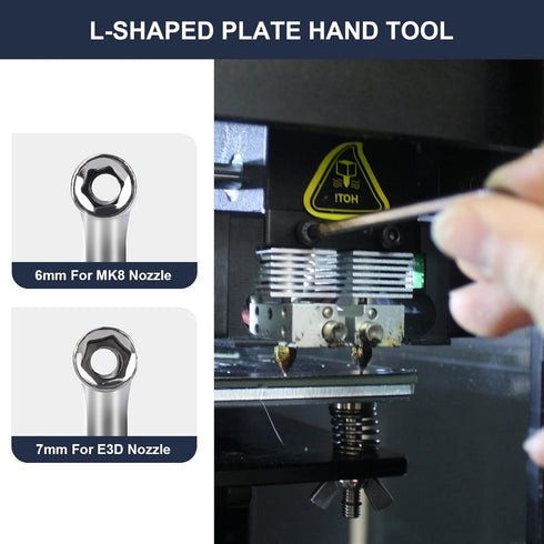 Complete 26-Piece 3D Printer Nozzle Maintenance Kit, Includes 20 Cleaning Pins, 2 Tweezers, 2 Copper Wire Brushes, 2