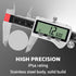 Digital Caliper Measuring Tool, 6 Inch with Extra Large LCD Screen, Vernier Caliper, Measures Inch/Metric/Fraction