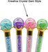 Maydahui 24PCS Crystal Gem Ballpoint Pen, Retractable Colorful Pearl Quicksand, Black Ink for Students