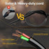 ZJOJO 60FT Outdoor String Lights, G40 Globe Lights with 30 Shatterproof LED Bulbs, 2700K Waterproof Patio Light