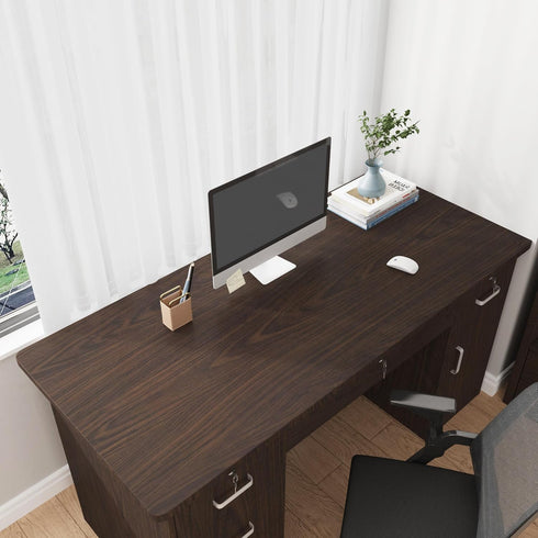 24"118" JSEVEM Dark Brown Black Walnut Wood Wallpaper Peel and Stick Waterproof Darker Brown Walnut Wood Grain Contact