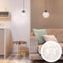 65-70mm UKCOCO Round Sphere Glass Globes for Light Fixtures Replacement Clear Bubble Glass Globe Lampshade Covers