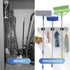 ZONGOOL Mop Broom Holder Wall Mount, Broom Organizer, Stainless Steel Wall Hanger for Home Kitchen Garden Laundry