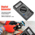 Black DT830D Auto Ranging Digital Multimeter, Continuity Ohm Tester for Transistor and Diode Testing