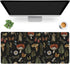 Vintage Mushroom Large Mouse Pad, Extended Gaming Mouse Pad Waterproof Desk Mat with Stitched Edge, Non-Slip Base,