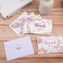 NODMIPNS 60 30 30 Pieces Butterfly Floral Baby Shower Thank You Cards,Purple Thank You Cards Includes Pieces Envelopes