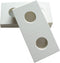 Coin Collection Supplies - 100pcs Quarter Coin Holders 2x2 Cardboard Flips (PVC Free, Acid-Free, Coin Safe)
