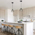 NAANN E26 Black Pendant Light, Farmhouse Rustic Vintage Hanging Lamp Industrial Metal Mini Cage Pendant Lighting
