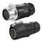 CNLINKO LP-20 9 PIN Waterproof Connector, IP68 Circular Quick Plugging Aviation Connector, Marine Industry Male Plug