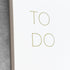 Elegant To Do List Notepad with Mouse Pad Feature, Daily Planning Tear Off Sheets, 11.22" x 7.87", Gold Foiled,