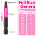 Pink Hex Head Allen Wrench Drill Bit Set, 20pcs (Metric&SAE), 1/4” Hex-Shank S2 Steel with Quick-Change Adapter
