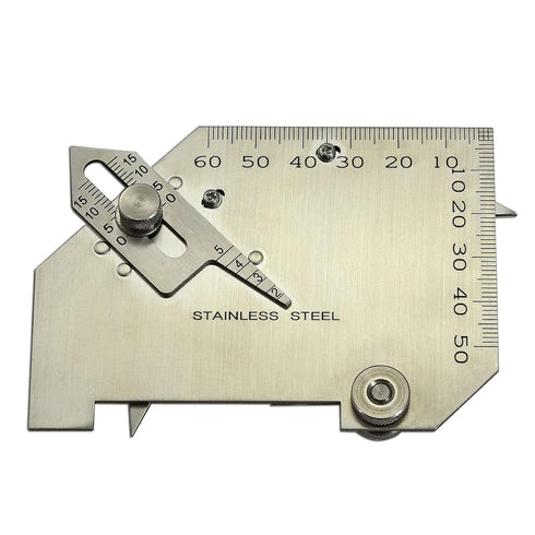 RIVERWELD Bridge Cam Gauge Welding Inspection High-low Misalignment Checks Depth of Undercut or Pitting Fillet Weld Length or Throat Size Angle of Preparation(SK-8 Metric)