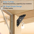 Gusset 4Pcs 59mm 59mm PATIKIL Joints, x Carbon Steel Corner Braces Bracket Angle Joining Support with Screws for Wood