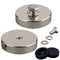 MUTUACTOR 185lbs Neodymium Pot Magnets,Anti-Broken 1/4-20 Female Threaded Mounting Magnets Heavy Duty,2PCS