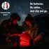 Zurueli 2-in-1 Red Flashlight and Spotlight Adapter for Smartphones, Lighting Accessory for Camping, Fishing, Hunting