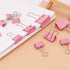 Pink Binder Clips, Assorted Sizes Set (Small, Medium, Large) for Office School and Home Supplies