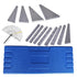 Precision Angle Block Set - 12Pcs Machinist Tools with 1/4, 1/2, 1, 2, 3, 4, 5, 10, 15, 20, 25, 30 Degree Gauges