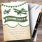 The Card Zoo Vintage Plane Cloud Green Party Thank You Cards