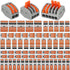 110PCS Compact Wire Connectors, Electrical Connector Blocks, 55pcs 2-Port/45pcs 3-Port/10pcs 5-Port, LJQ-110-US