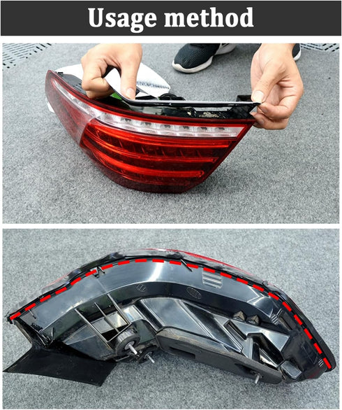 13Ft Car Headlight Sealant Butyl Tape, Waterproof Caulking Tape for Car Truck SUV Headlights and Taillights