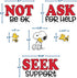 Eureka Peanuts Snoopy It's Ok to… Classroom Bulletin Board Set, 42 Pieces for Teachers