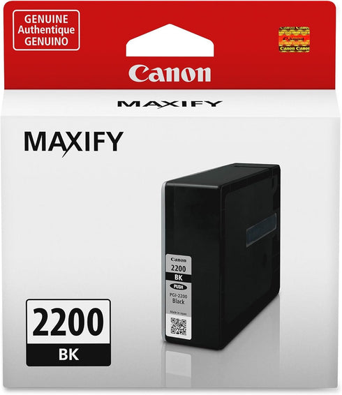 Canon PGI-2200 Pigment Black Ink Tank Compatible with IB4120, MB5420, MB5120, IB4020, MB5020, MB5320