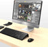 KOTEMON Acrylic Tilted Computer Keyboard Stand for Ergonomic Typing, Keyboard Tray Holder with Silicone Non-Slip Case
