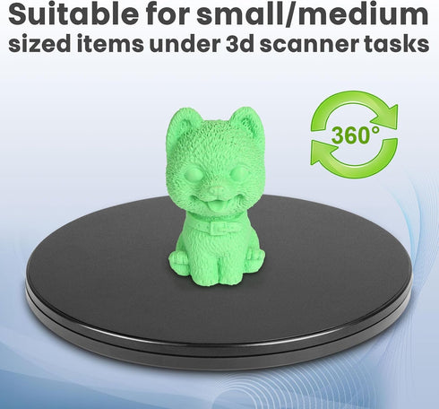 8 Inches 360 3D Creality Official Rotating Turntable Display Stand, Rotation Portable Turntable for Creality
