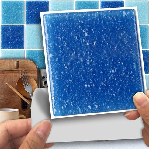 25 Pcs Self-adhesive Tile Transfer: Peel and Stick Tile Decal for Kitchen Bathroom Waterproof Backsplash