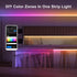 16.4ft 3000K-6500K Tatazone RGBWW+IC WiFi Smart Flowing Led Strip Light, RGB Chasing Effect+Tunable White Led Lights