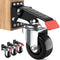SPACEKEEPER Workbench Casters Kit, 920 Lbs Retractable Heavy Duty Wheels for Workbenches, 4 Pack