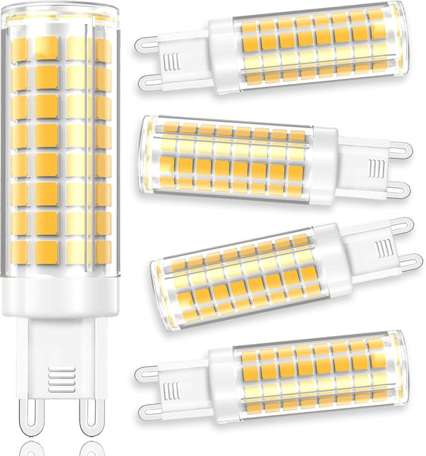 VYAOMLI G9 LED Light Bulbs Dimmable 7W Equivalent to Halogen Bulb 75W-80W 730LM,