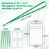 Marspark 100 Pcs Name Tag Lanyards with ID Holder, Waterproof for School Office